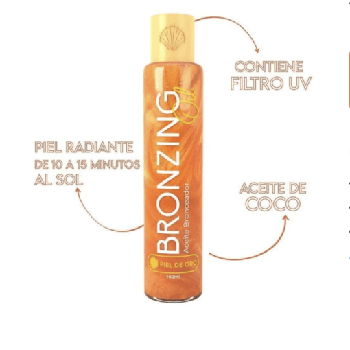 Alternative view of Aceite bronceador con Brillos SYAM