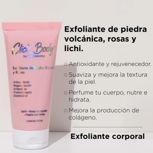 Exfoliante Corporal Piedra Volcanica Click Cosmetics - Imagen 3