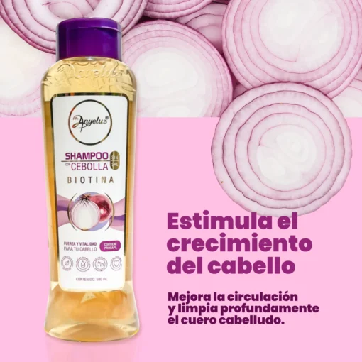 Shampoo con Cebolla Anyeluz - Imagen 2
