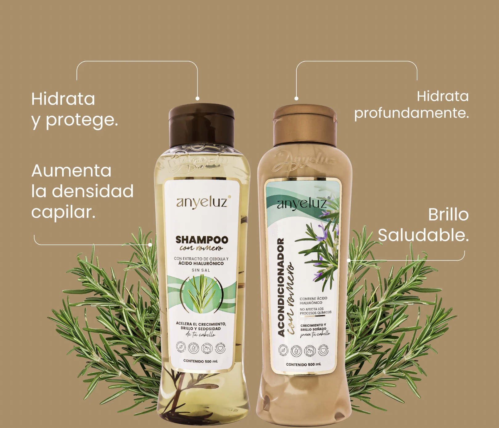 Kit Duo de Romero Shampoo + Acondicionador Anyeluz - Imagen 2