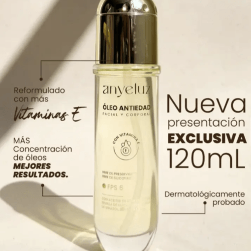 Alternative view of Óleo Facial Y Corporal Antiedad 120ml Anyeluz