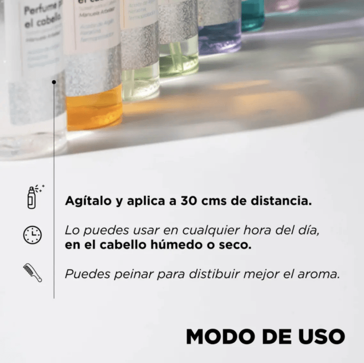 Perfume para cabello click cosmetics- Rosa/ Seduction Flower - Imagen 3