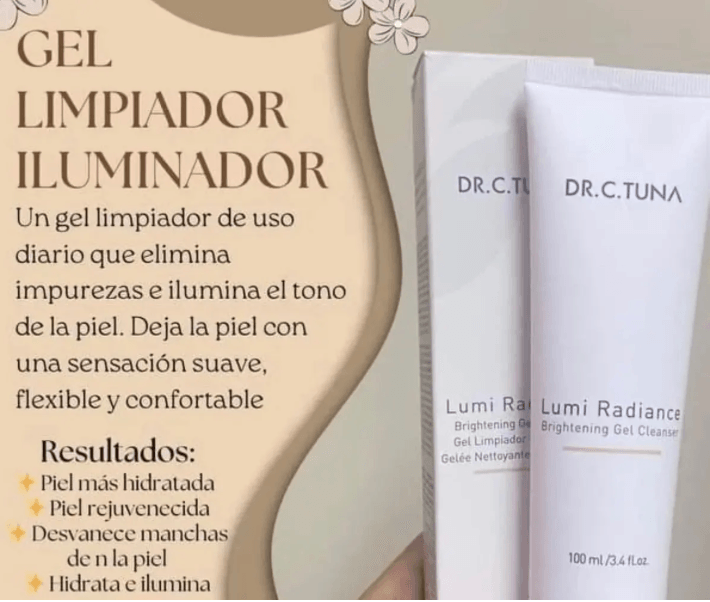 Lumi Radiance Limpiador Facial Dr C Tuna Farmasi - Imagen 5