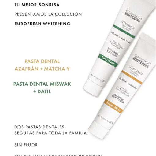 Alternative view of Duo Pasta Dental Blanqueadora Eurofresh Whitening Farmasi