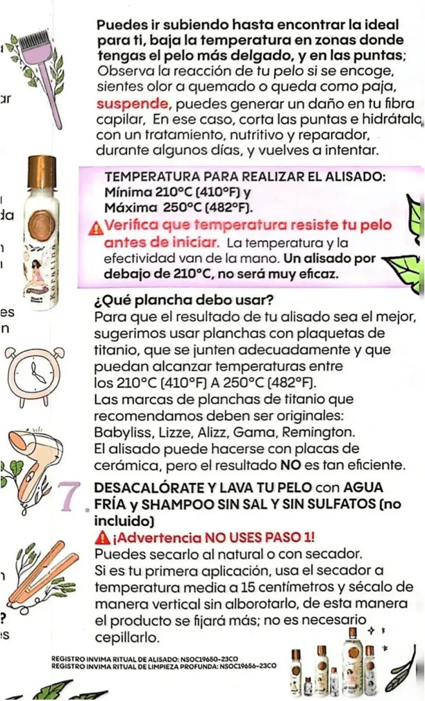 Kit Alisado Y Mantenimiento Keratina 120 Ml Ritual Botánico - Imagen 10