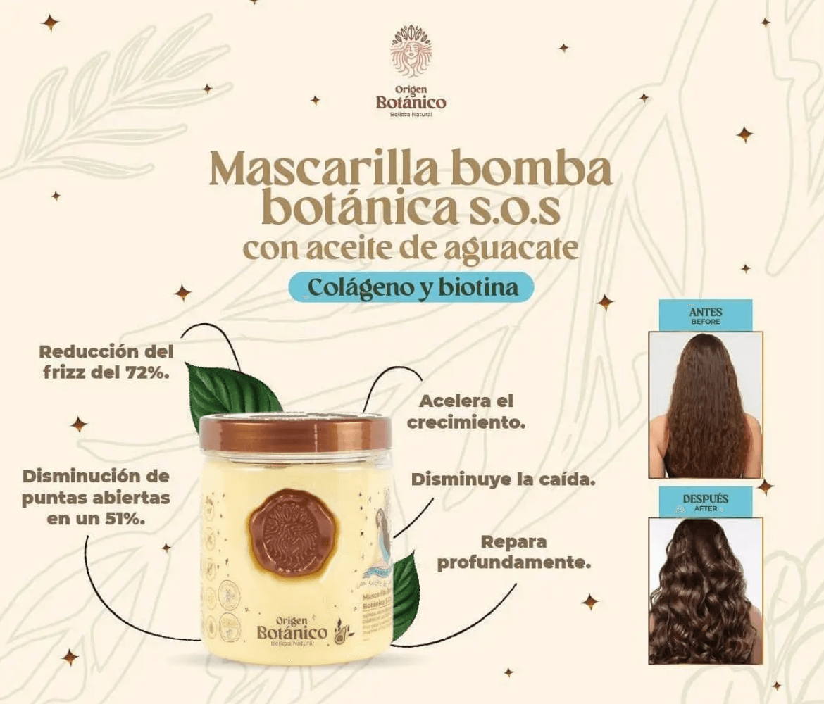 Duo Ritual Botánico Shampoo Y Mascarilla Bomba Capilar - Imagen 6