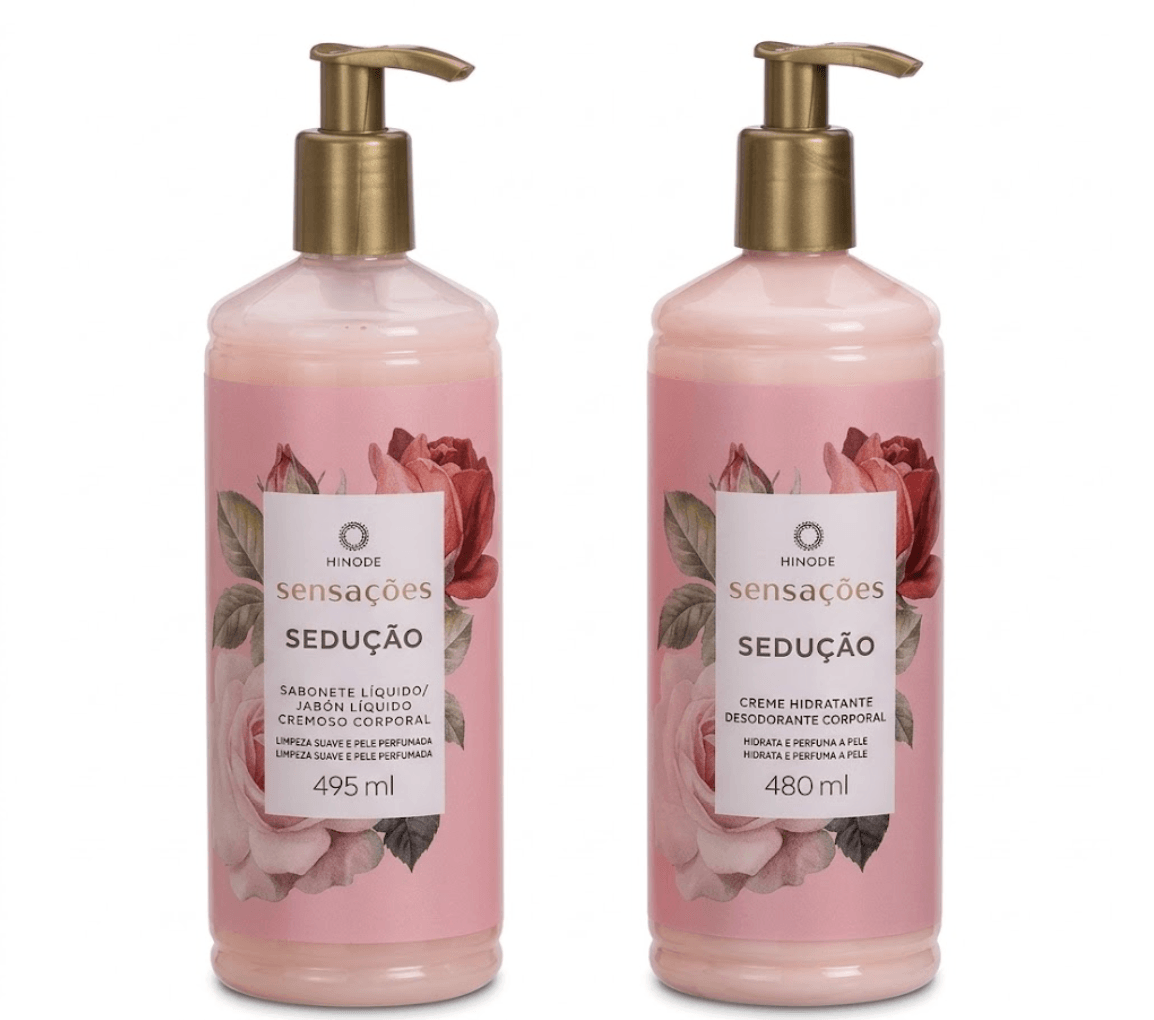 Duo Crema Corporal y Jabón Líquido Sensations Seduction Hinode