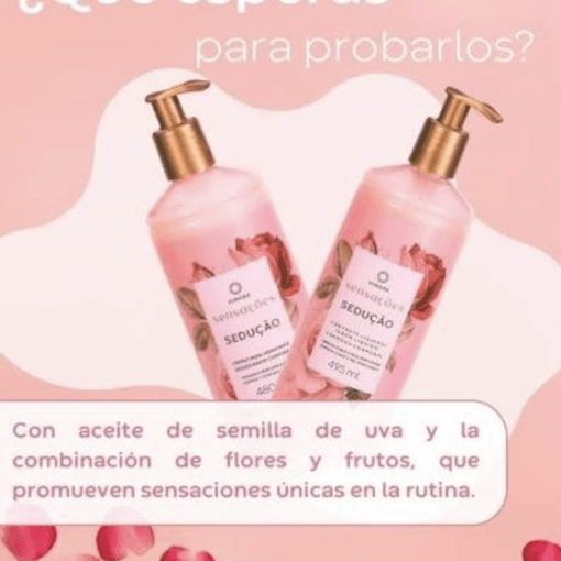 Duo Crema Corporal y Jabón Líquido Sensations Seduction Hinode - Imagen 5