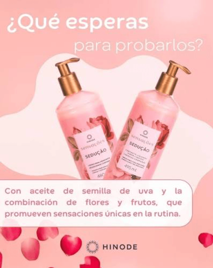 Duo Crema Corporal y Jabón Líquido Sensations Seduction Hinode - Imagen 5