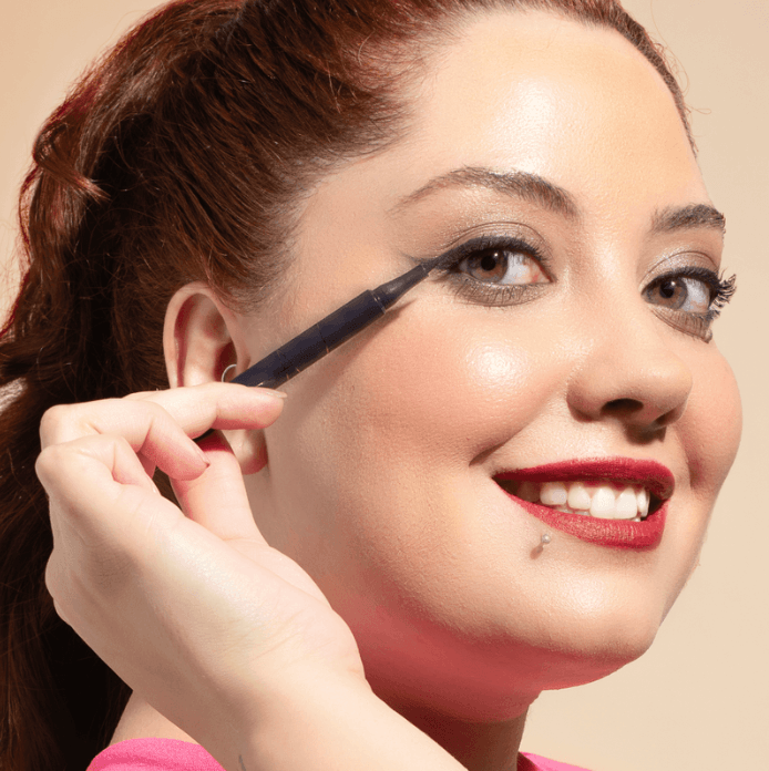 Lápiz Retráctil Dazzle para Ojos Negro Hinode - Imagen 3